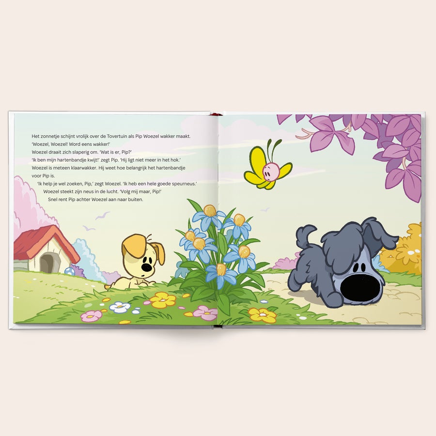 Gepersonaliseerd kinderboek - Woezel & Pip 'op Avontuur met' Geïllustreerd Woezel & Pip-boek met persoonlijke verhaallijn om voorlezen nóg magischer te maken.