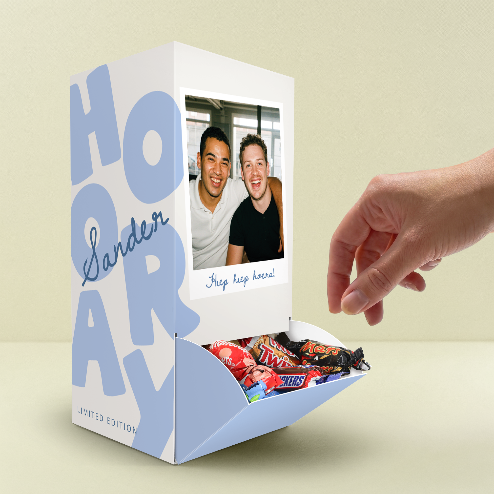 Dispenser met Milka Favourites bedrukken