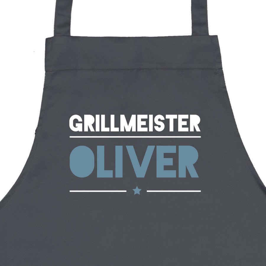 Grillschürze - Grau