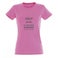 Personalised T-shirt - Women - Pink - S