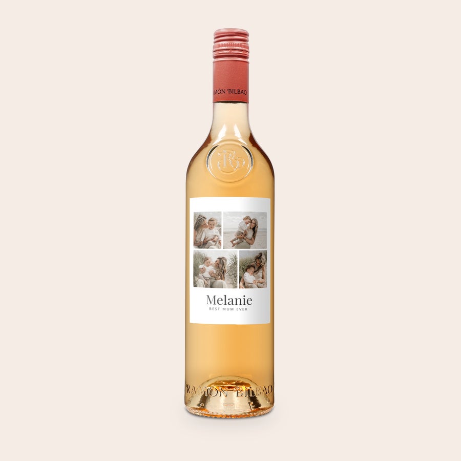 Wijn met bedrukt etiket - Ramon Bilbao Rosado Wijn met bedrukt etiket - Ramon Bilbao Rosado