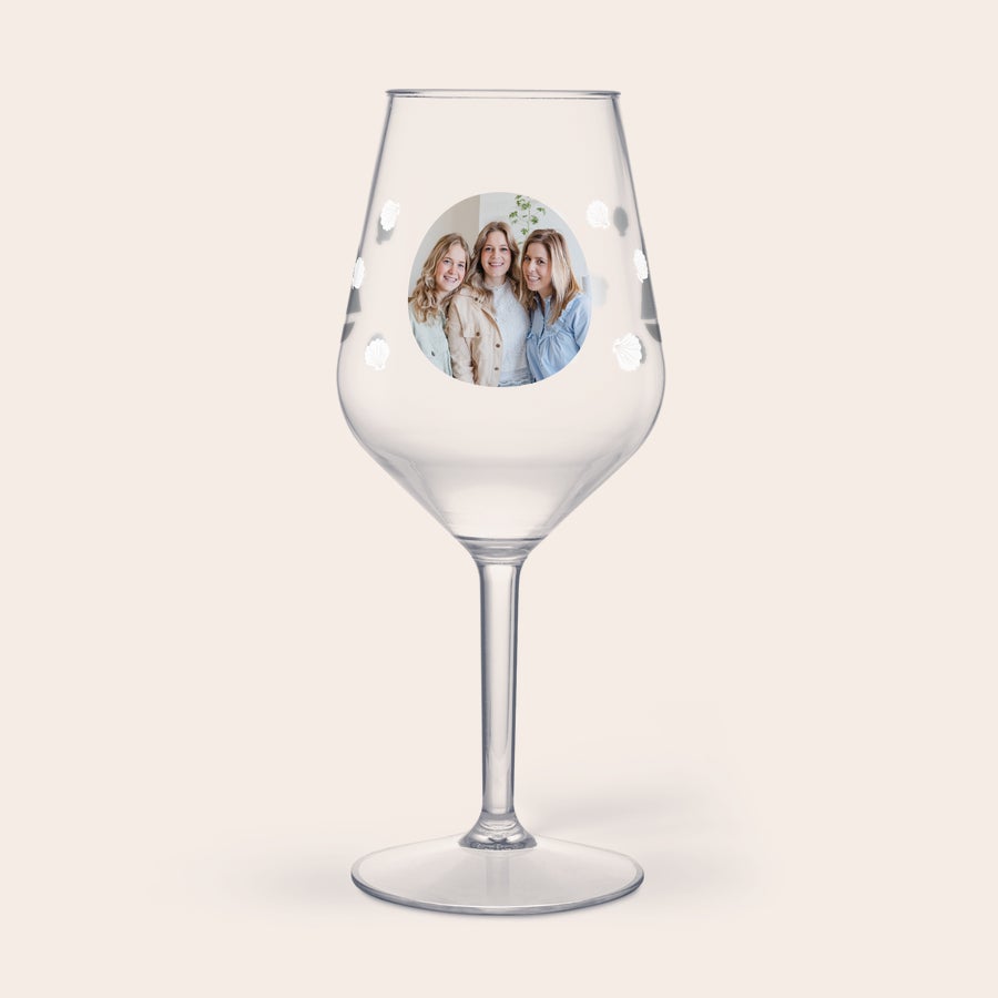 Wine Glass - Plastic - Printed Wine Glass - Plastic - Printed