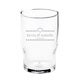 Personalised water glass