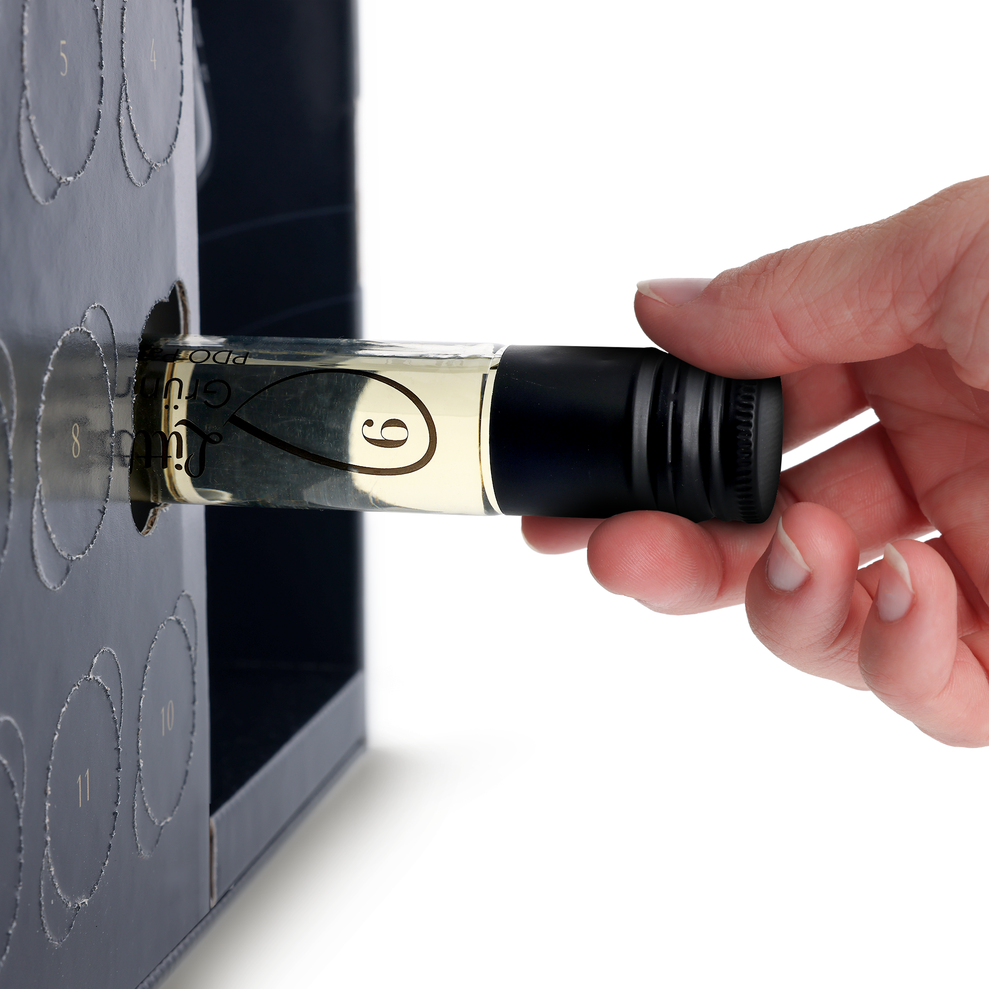 Personaliserad vinkalender - med graverat glas