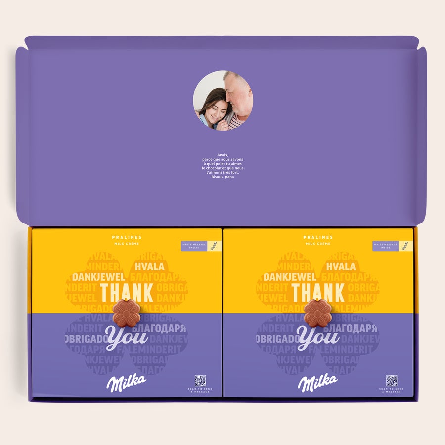 Chocolat Milka Thank You Chocolat Milka Thank You