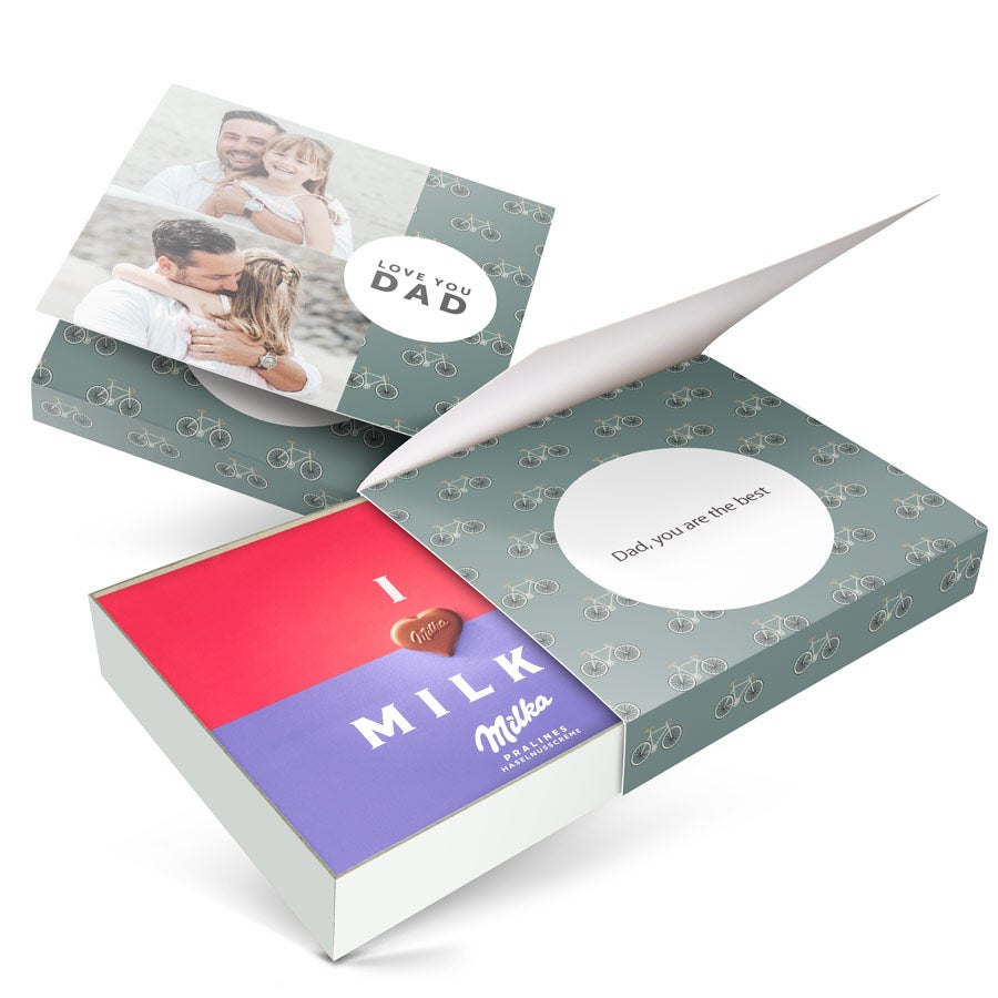 Coffret Milka personnalisé - Fête des Pères Coffret Milka personnalisé - Fête des Pères