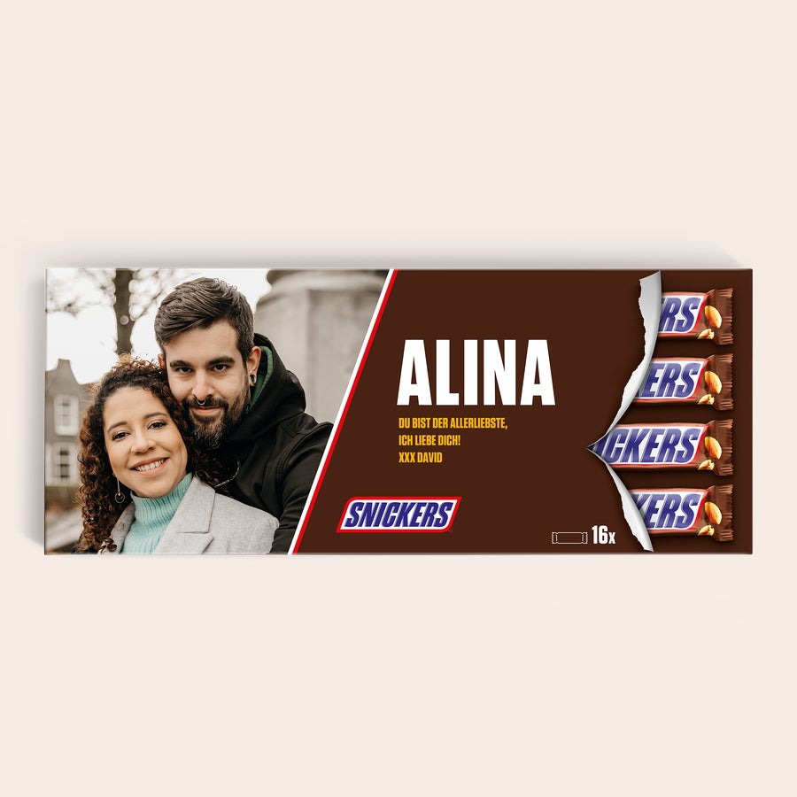 XXL Snickers personalisieren XXL Snickers personalisieren