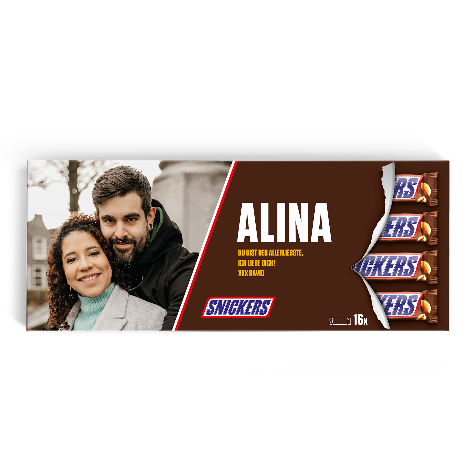 XXL Snickers personalisieren
