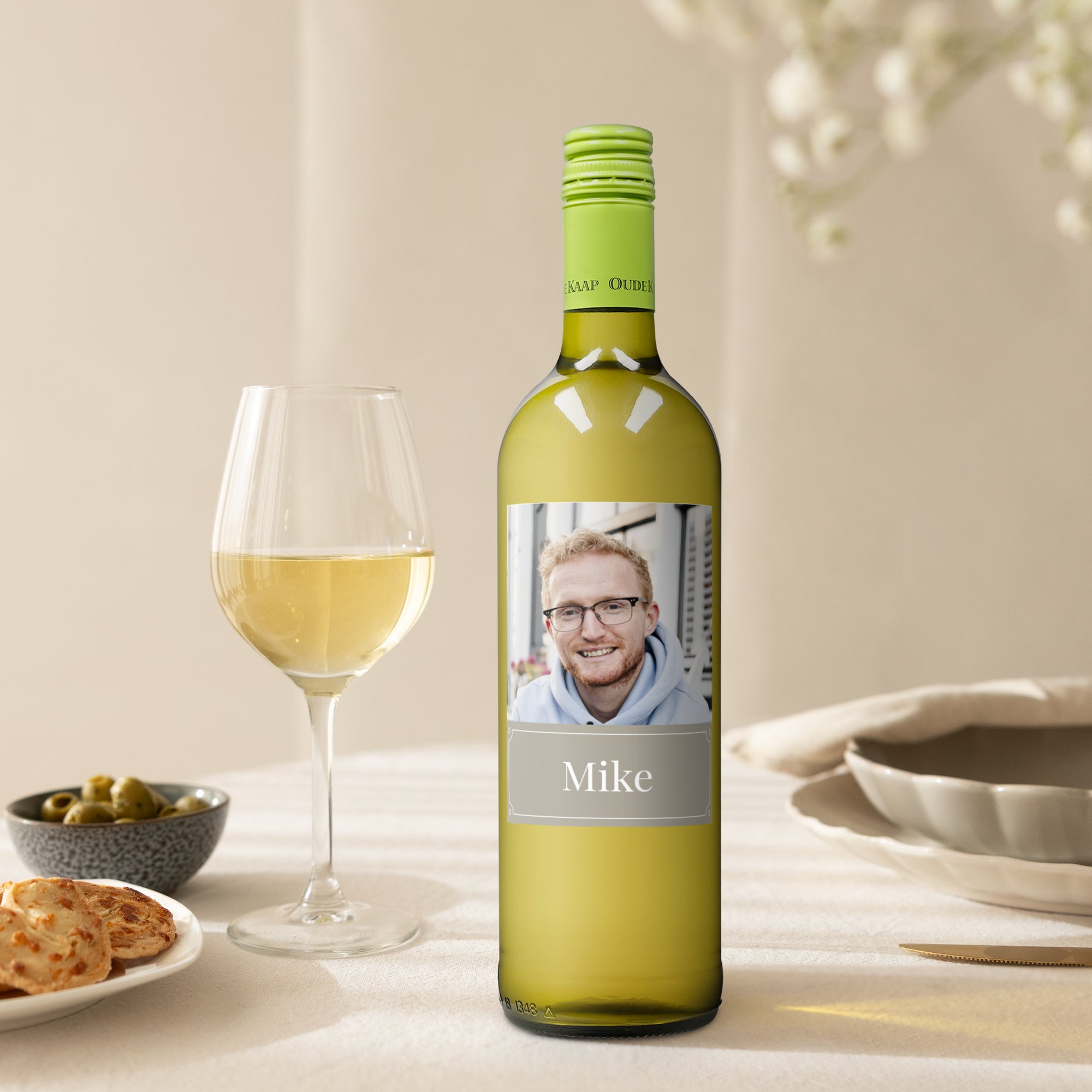 Personalizowana butelka wina Oude Kaap Biae