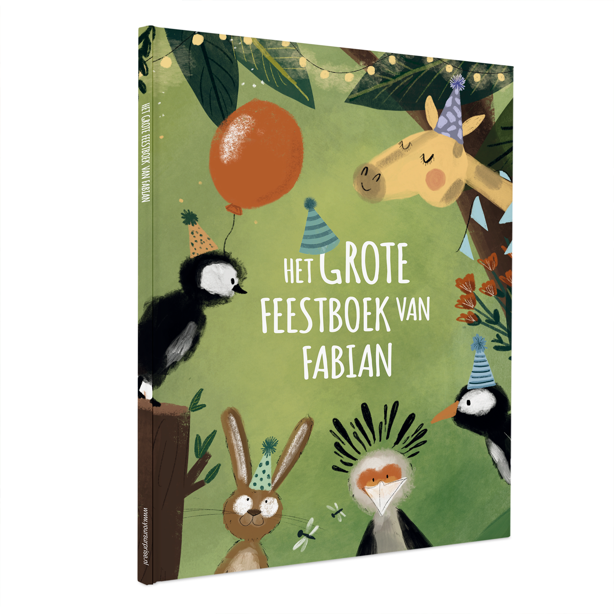 Boek Het grote feestboek personaliseren