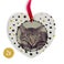 Christmas hanger aluminium - Heart (2)