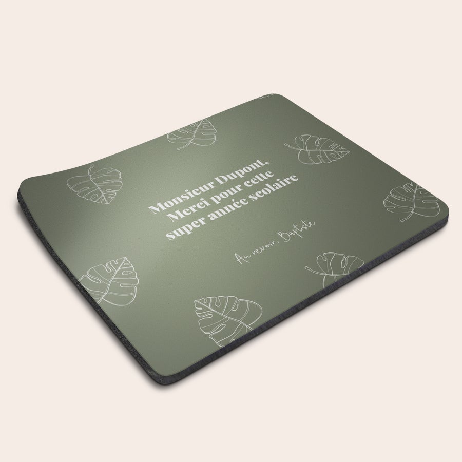Tapis de souris personnalisé maîtresse/maître d'école Tapis de souris personnalisé maîtresse/maître d'école