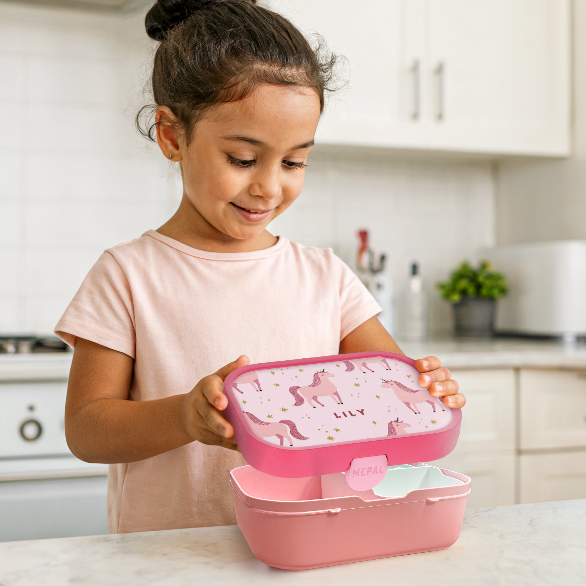 Mepal madkasse - personlig - Cool Pink