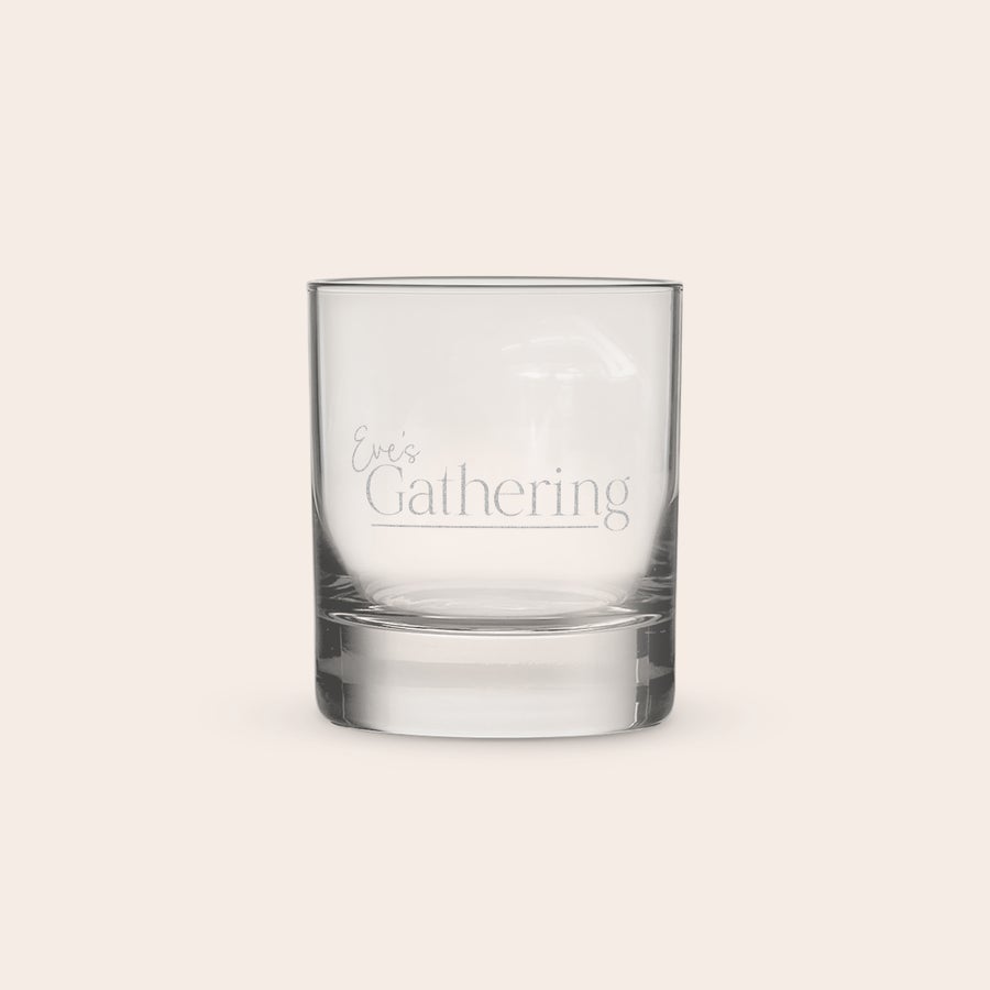 Whiskey glas met naam Whiskey glas met naam