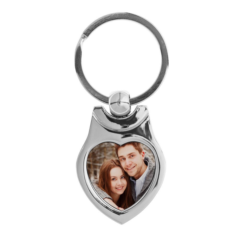 Individuellfotogeschenke - Schlüsselanhänger mit Foto Herz (Einseitig bedruckt) - Onlineshop YourSurprise