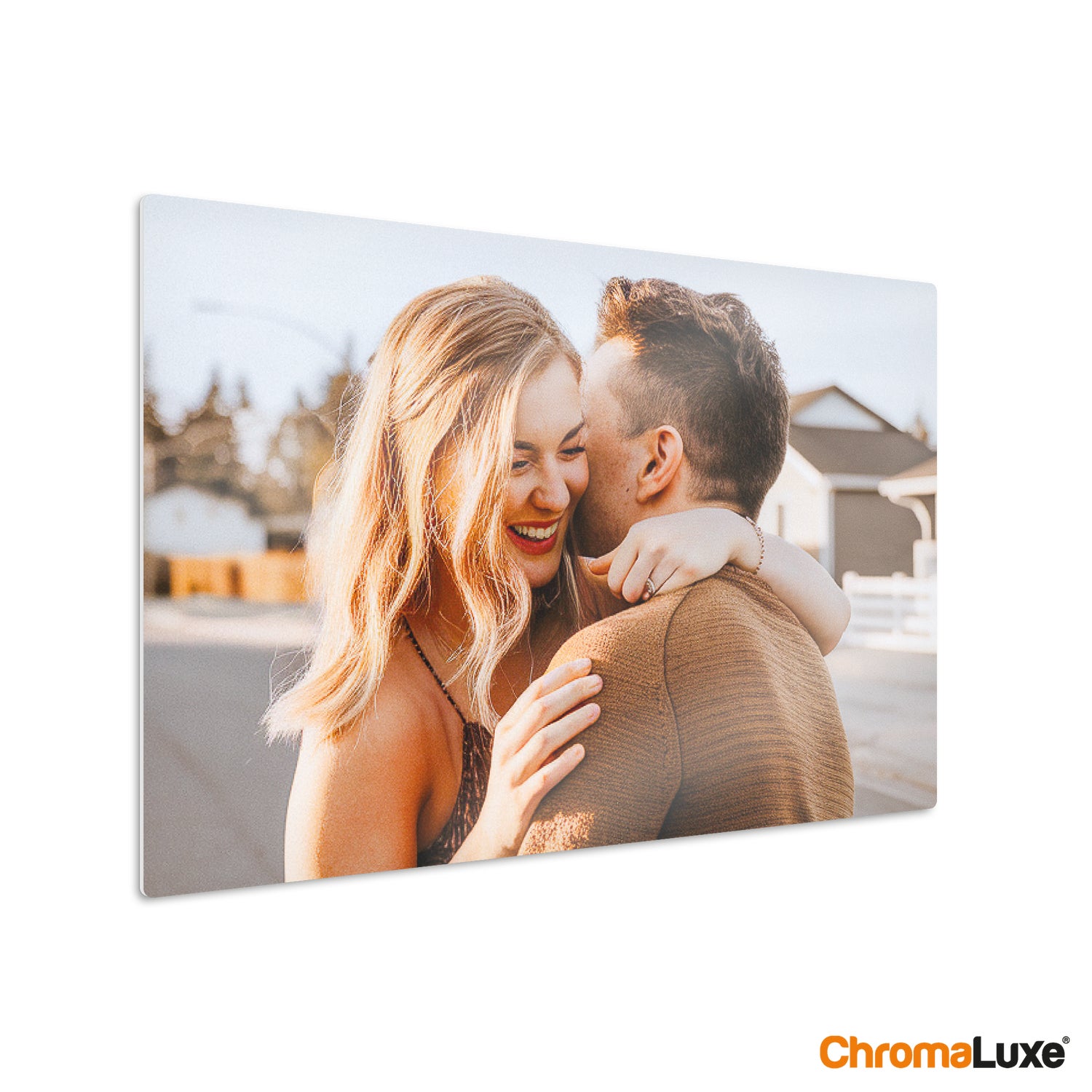 Personlig instacollage Aluminium (hvid) - 30x20cm