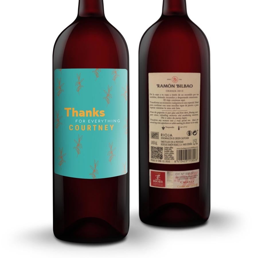 Personalised Wine - Ramon Bilbao Crianza