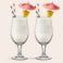 Engraved cocktail glass - Pina Colada Engraved cocktail glass - Pina Colada