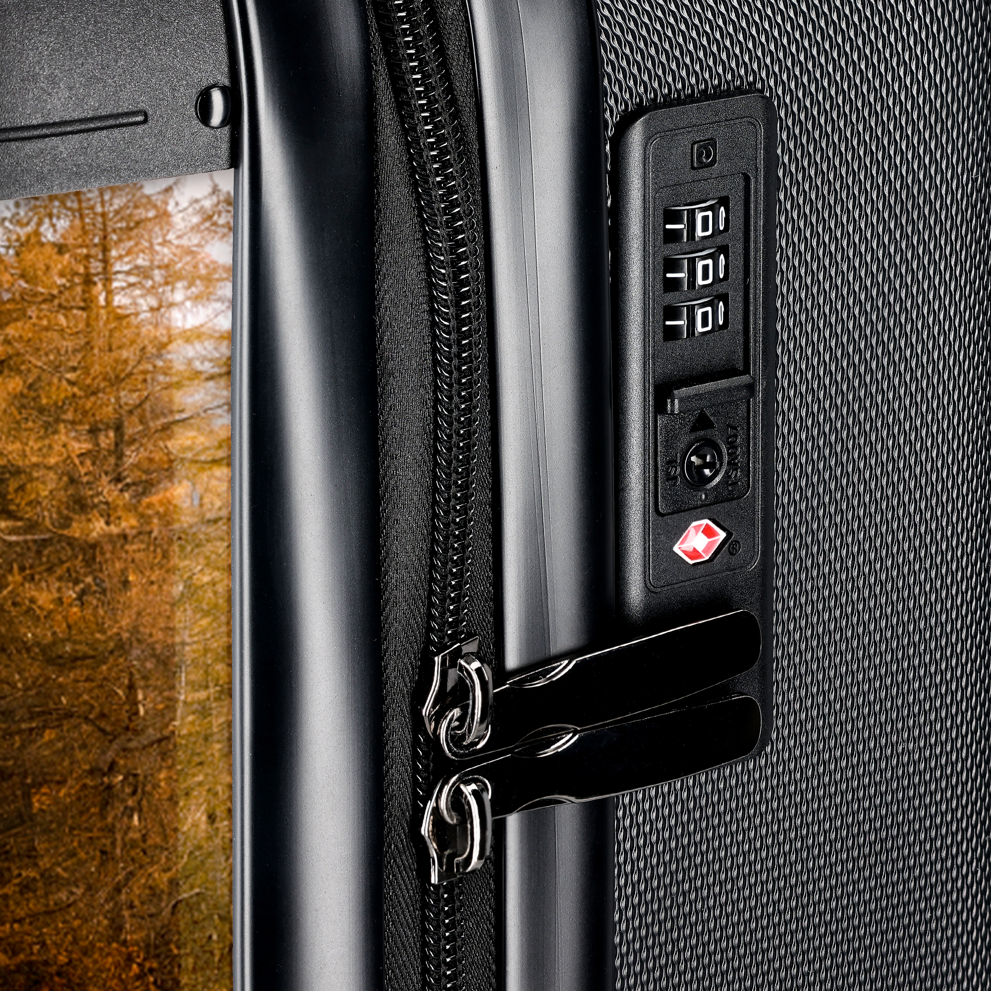 Valise photo personnalisée - Format cabine avec une photo imprimée sur la surface, pour un cadeau unique.