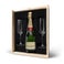 Coffret champagne personnalisé - Moët & Chandon - avec flûtes
