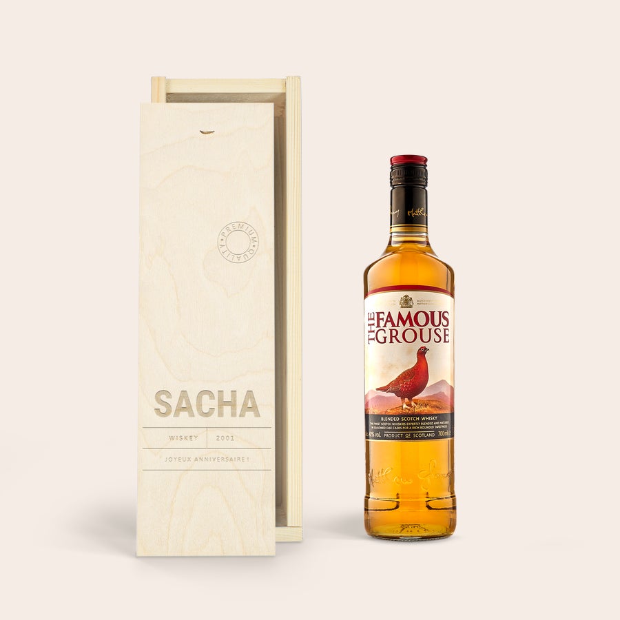 Coffret Whisky personnalisé - Famous Grouse Coffret Whisky personnalisé - Famous Grouse