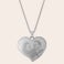 Engraved heart necklace large Engraved heart necklace large