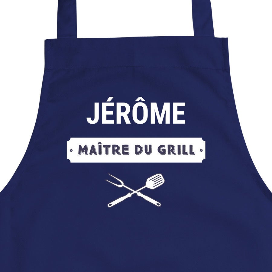 Tablier BBQ - Bleu