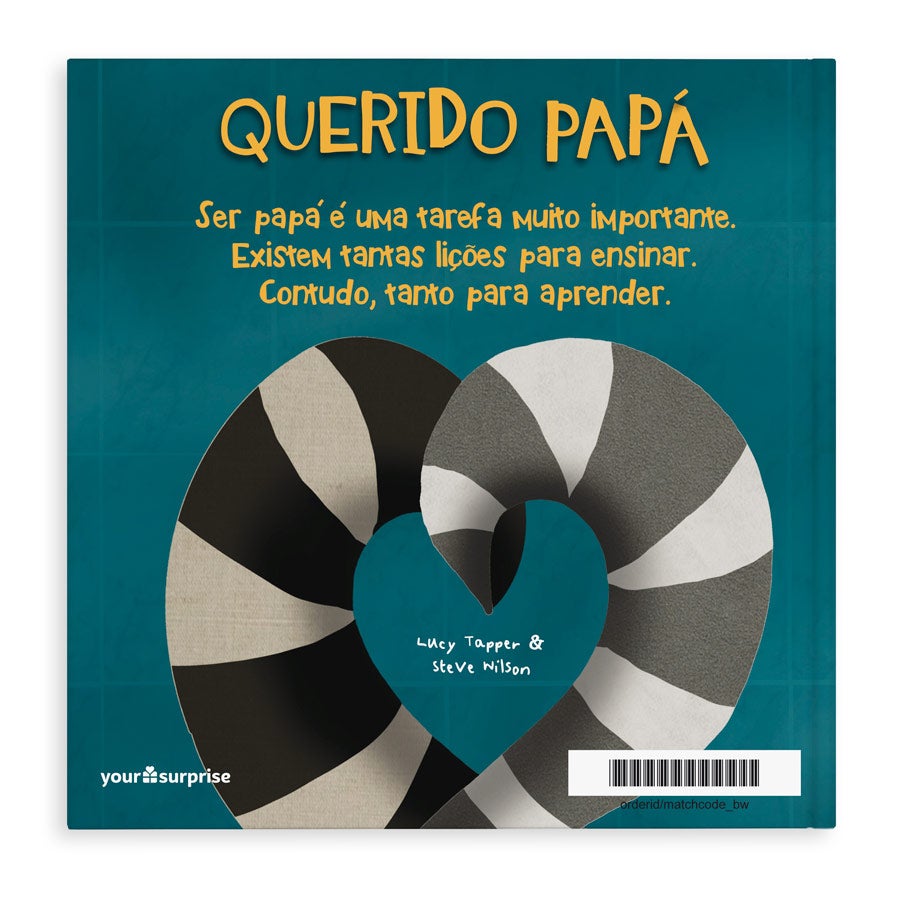 Livro personalizado - Querido papai