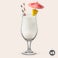 Verre à pina colada personnalisé Verre à pina colada personnalisé