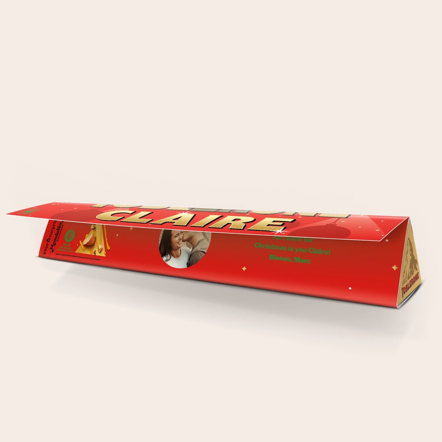 Toblerone personnalisé - Noël Toblerone personnalisé - Noël