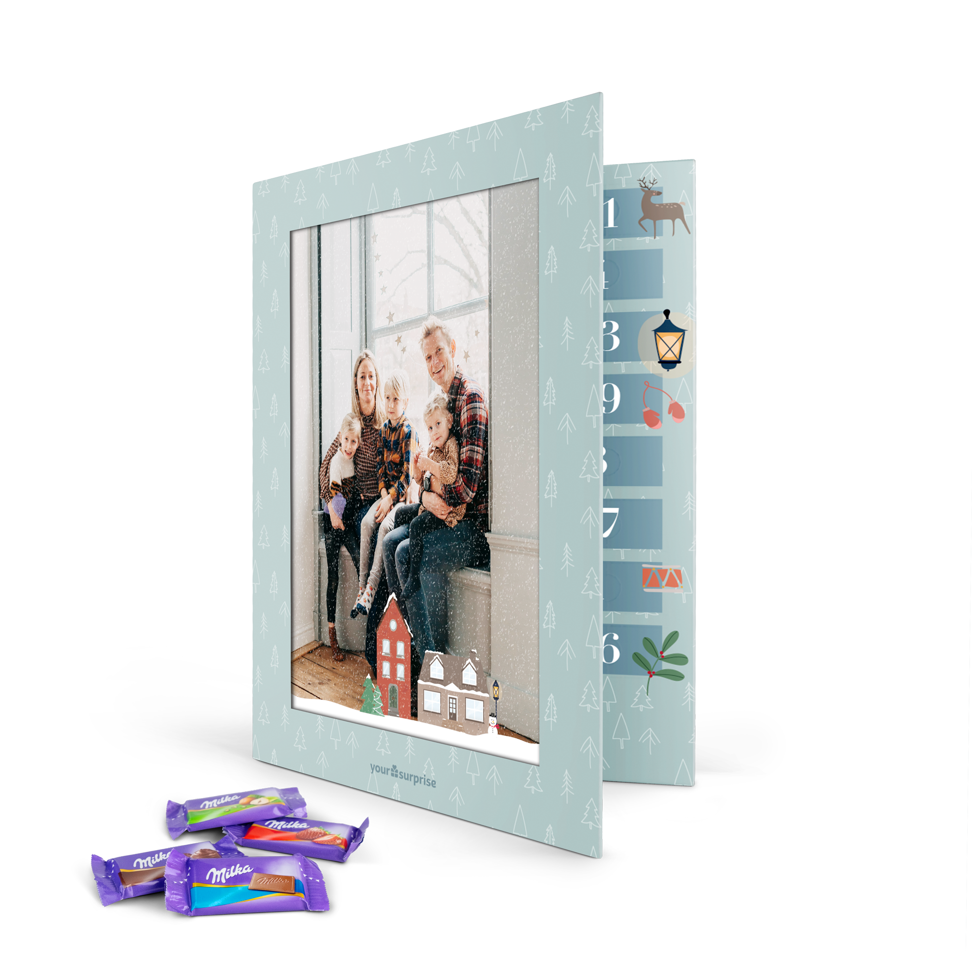Adventskalender bedrukken - Milka Adventskalender bedrukken - Milka