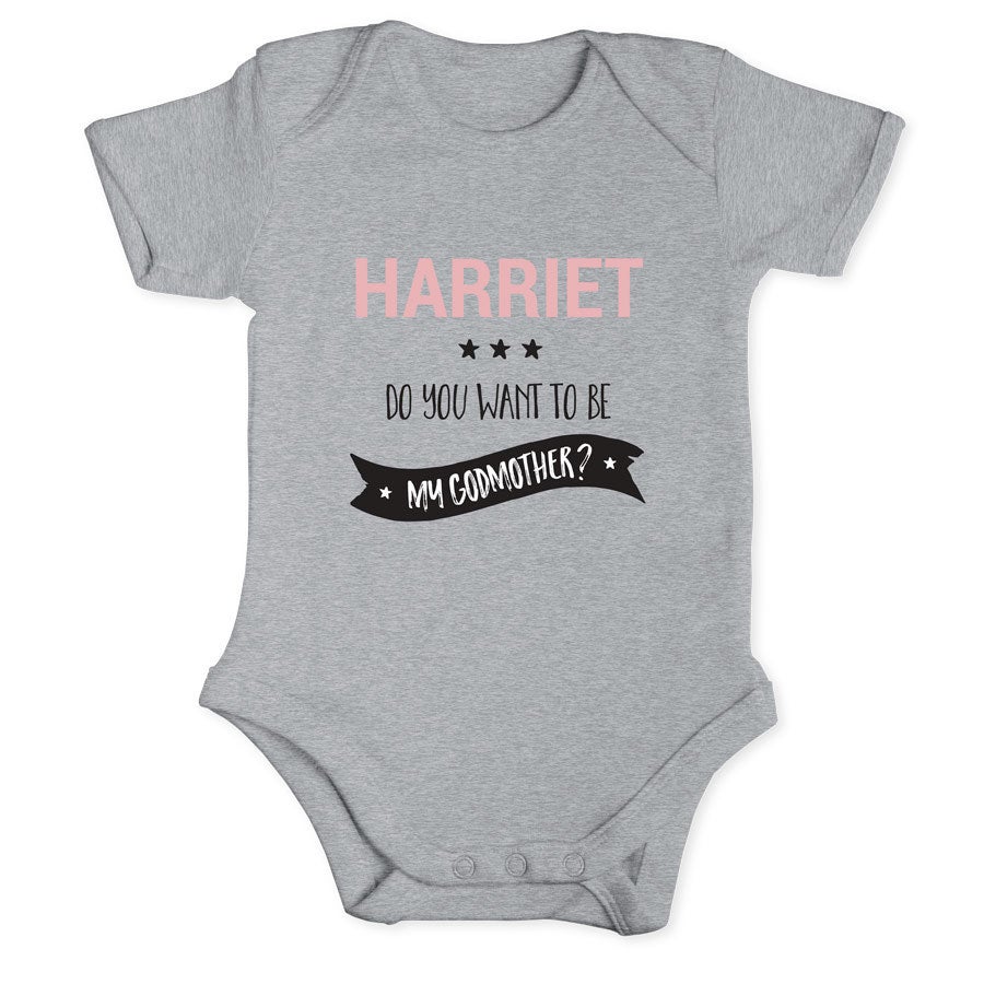 Happy Birthday Daddy Personalised Baby Romper Bodysuit Funny Gift Cute Grow 