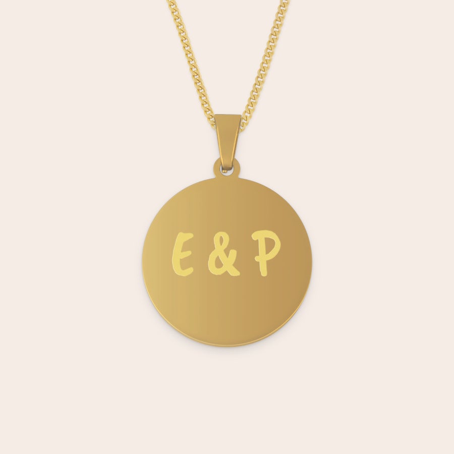 Round pendant necklace Round pendant necklace