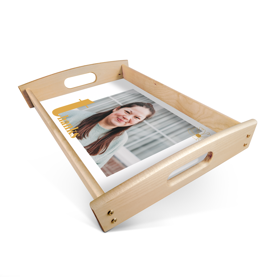 Fototablett Lehrer - Groß - Beige