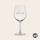 Copa de vino tinto grabada Copa de vino tinto grabada