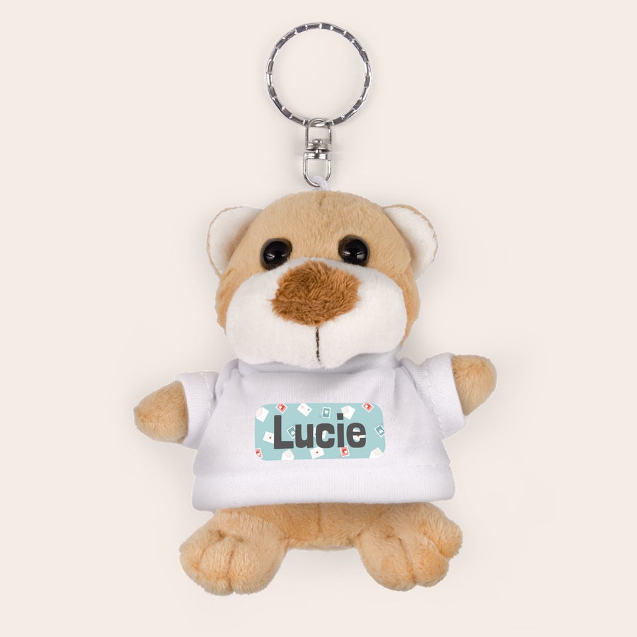 Porte clé nounours personnalisé Porte clé nounours personnalisé
