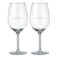 Rood wijnglas - set van 2