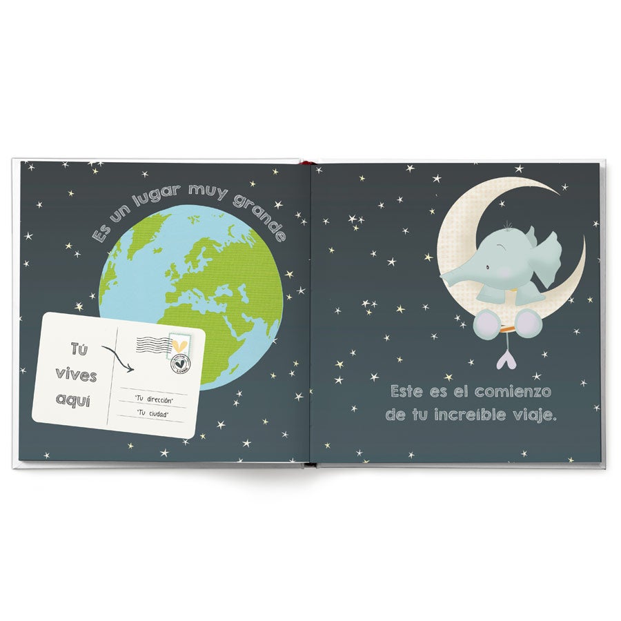 Libro personalizado "Bienvenido al mundo"