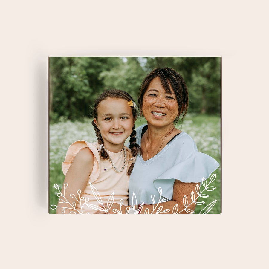 Personalised Milka Chocolate Gift Box - Mother's Day Personalized Milka chocolate gift box printed with a photo of a mother and daughter, a perfect Mother's Day gift