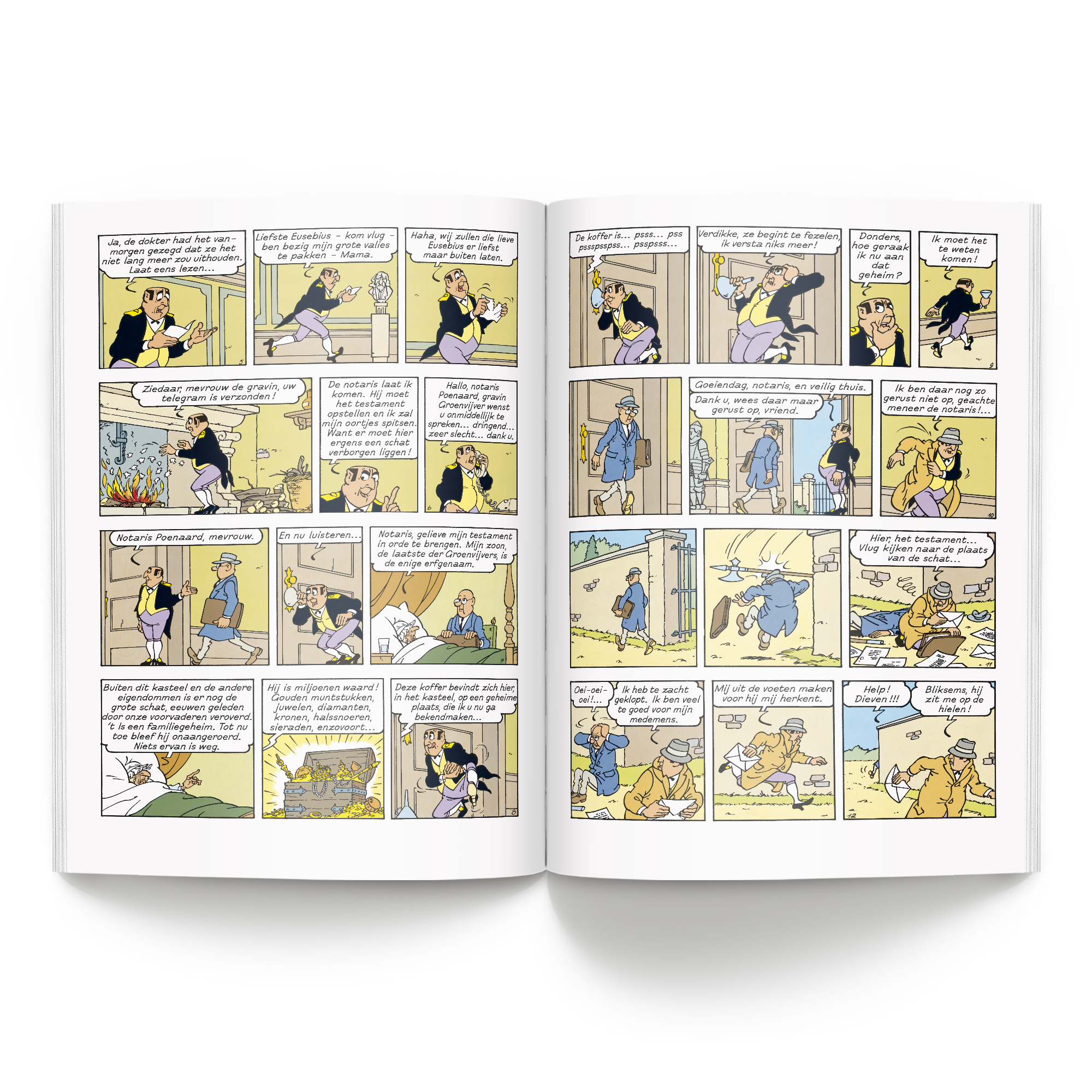 Jommeke "De jacht op een voetbal" personaliseren