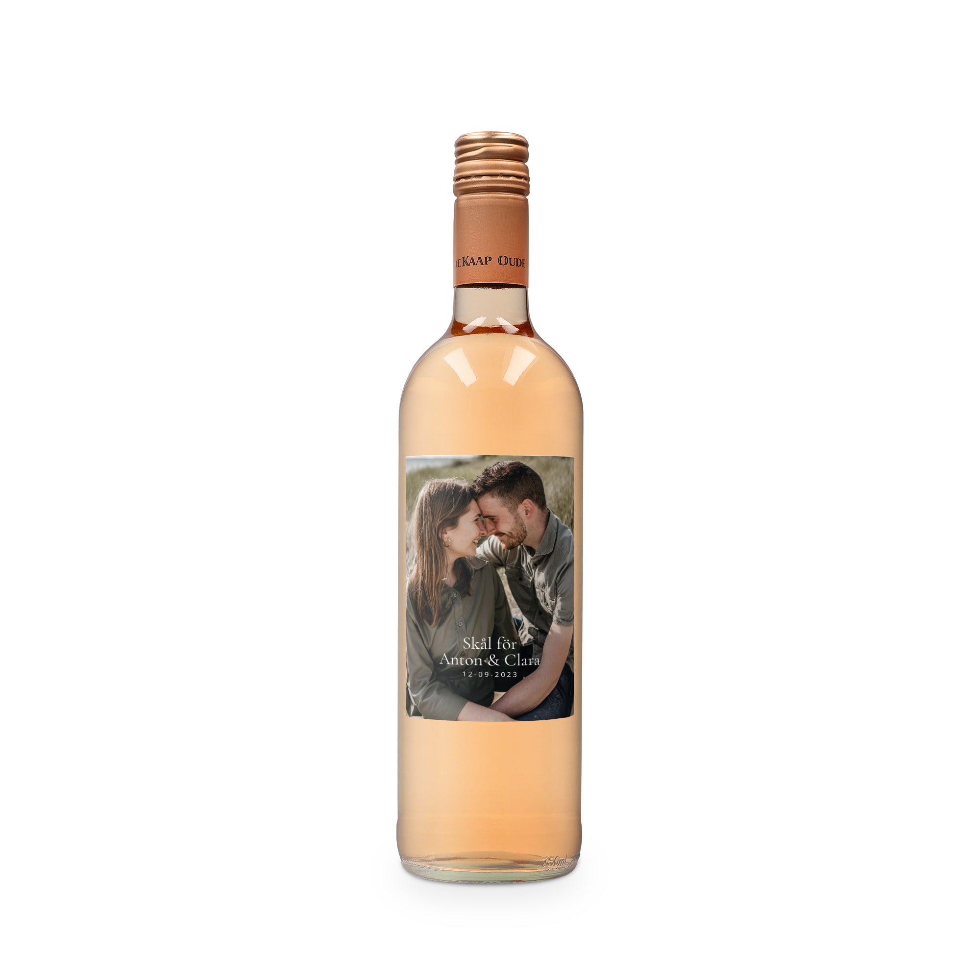 Vin med tryckt etikett - Oude Kaap - Rosé