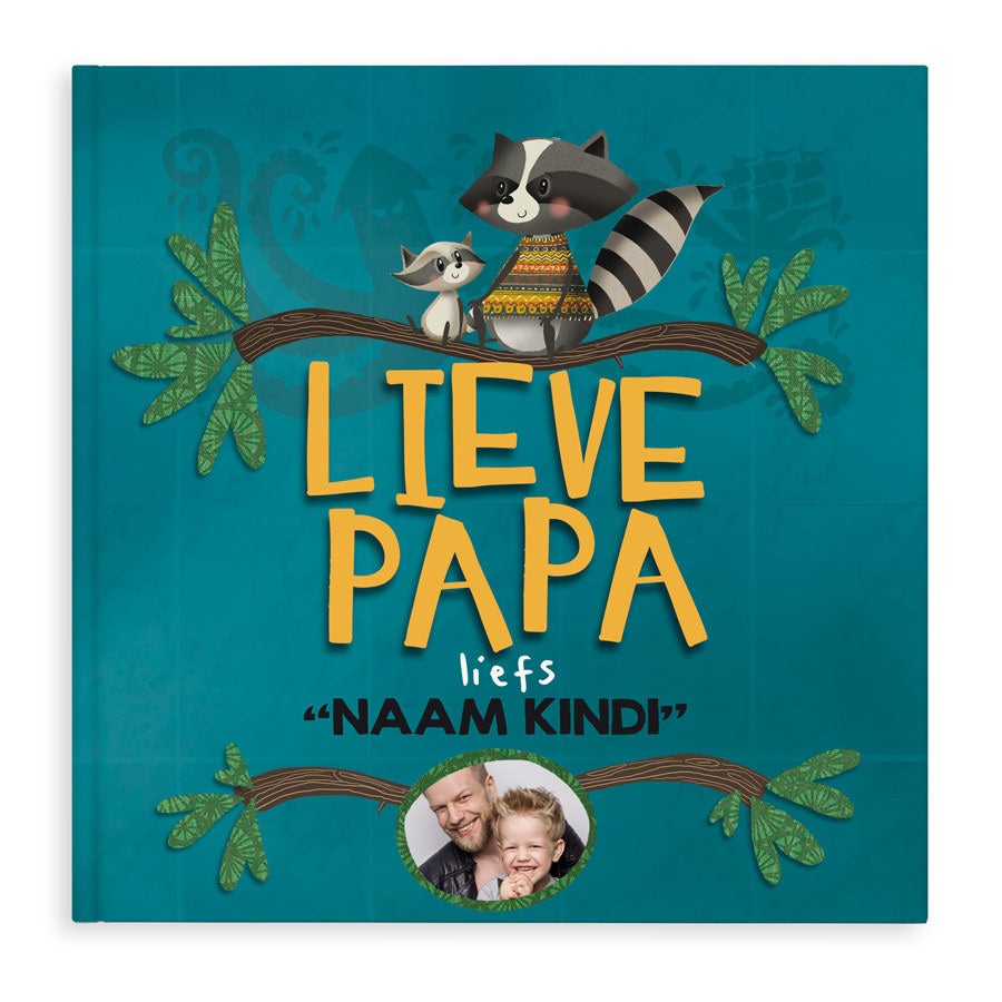 Boek met naam en foto - Lieve Papa - Softcover