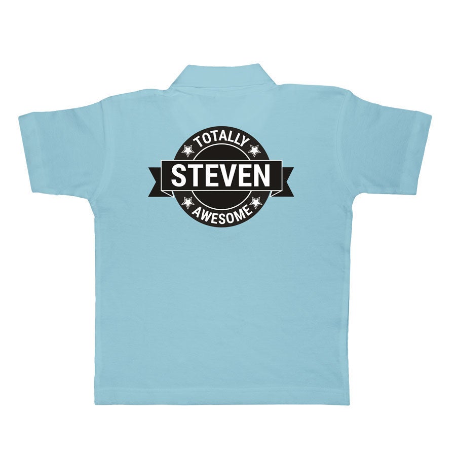 Polo shirt - Kids - Blue - 4 years