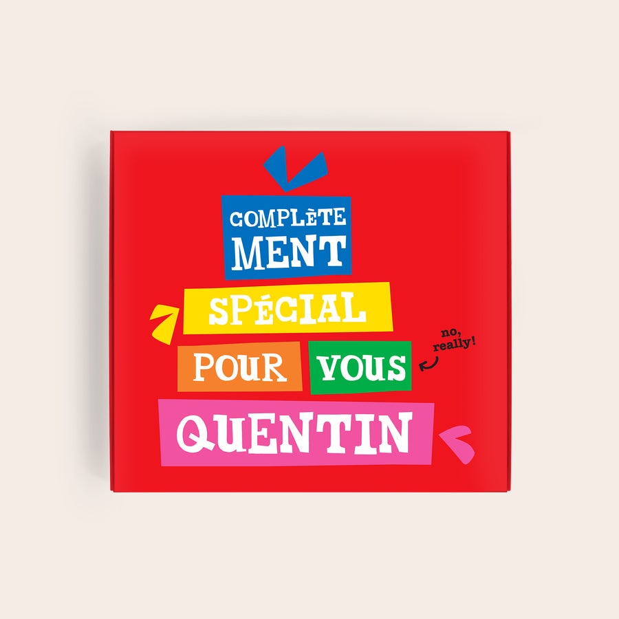 Coffret Tony's Chocolonely personnalisé Coffret Tony's Chocolonely personnalisé