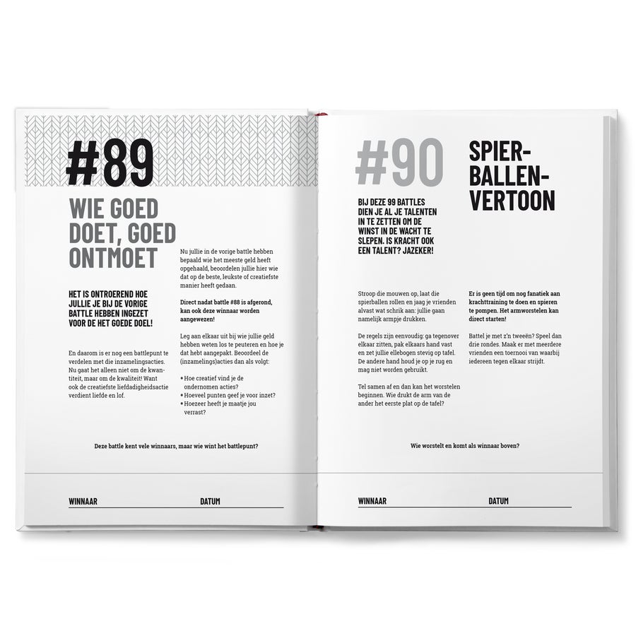 Het Battle boek voor vrienden personaliseren Het Battle boek voor vrienden personaliseren