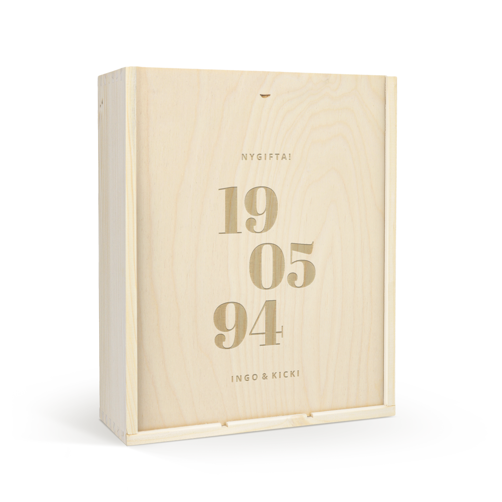 Personliga Moët & Chandon champagneset med glas