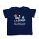 T-shirt bébé - Manches courtes - Bleu marine - 50/56