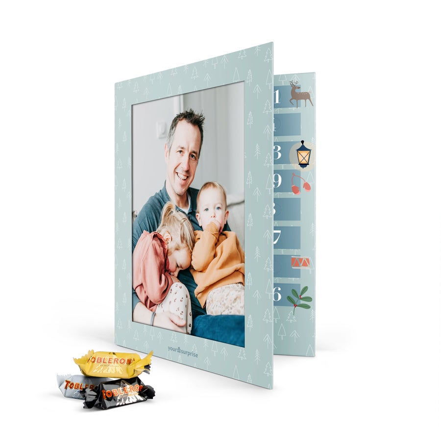 Personalised advent calendar - Toblerone Personalised advent calendar - Toblerone