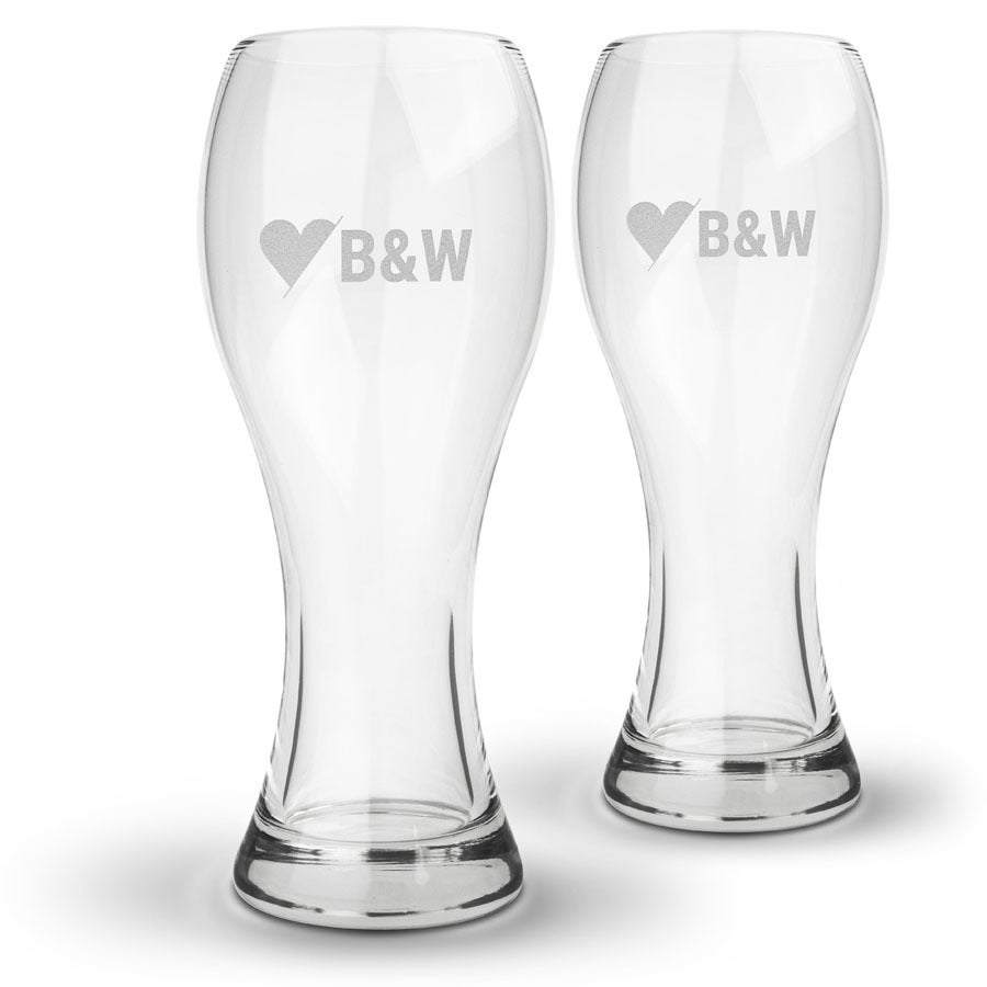 Bierglas weizen shaped