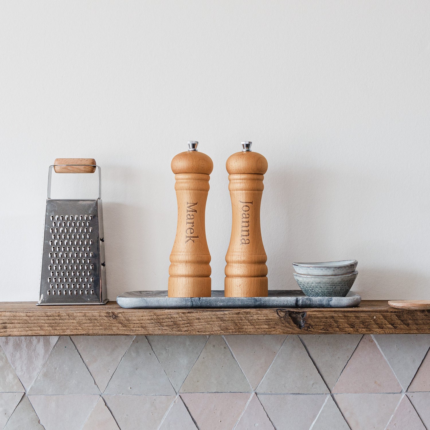 Personalizowany zestaw m�ynk�w do soli i pieprzu - L